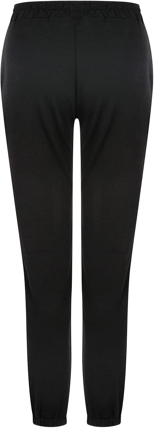 Sweatpants for Women Baggy Sweat Pants High Waisted Drawstring Joggers with Pockets Loose Fit Casual Workout Trousers