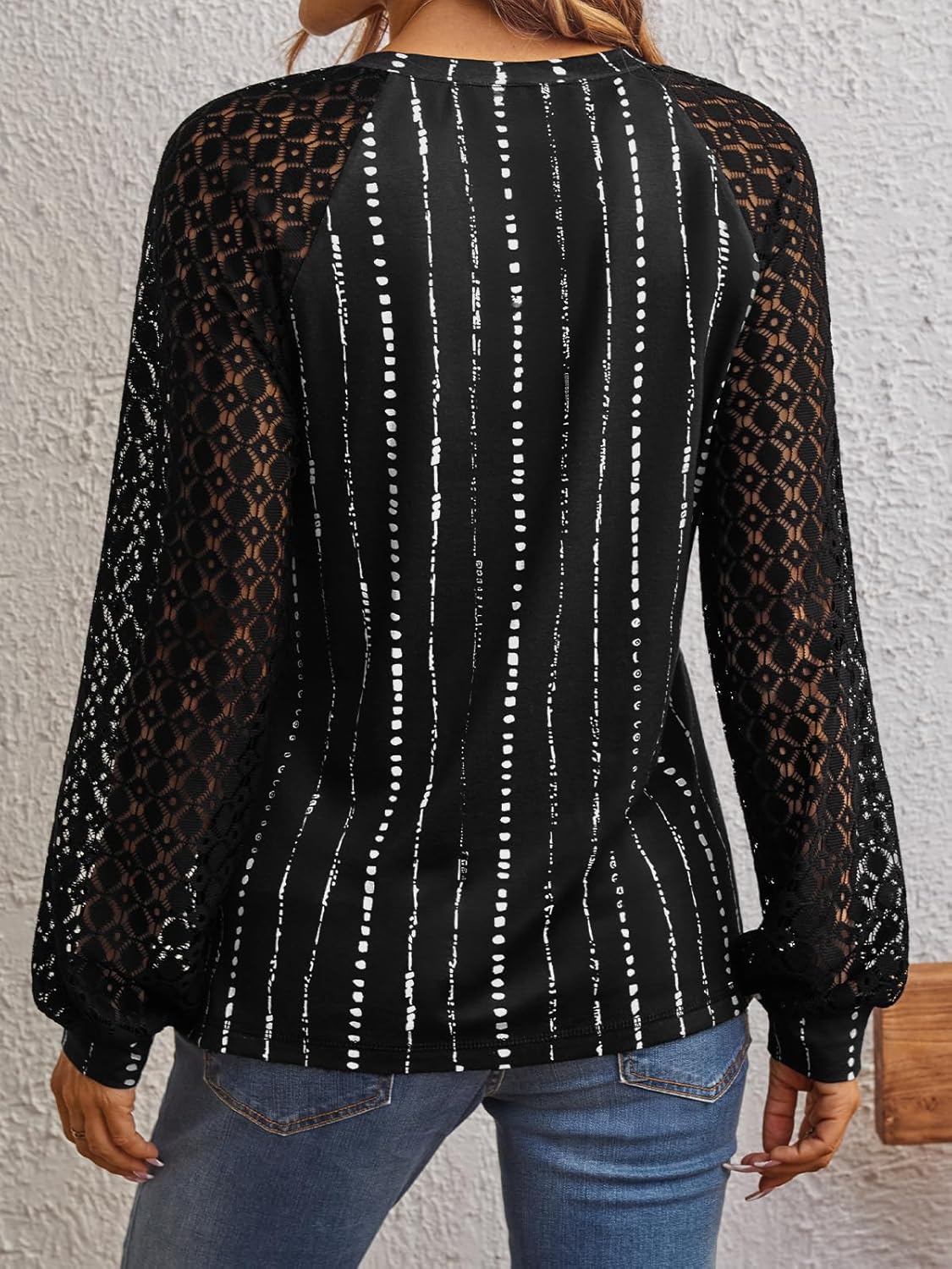 AUTOMET Womens Long Sleeve Shirts Pleated Lace Tops Fall Fashion Outfits Business Casual Blouses