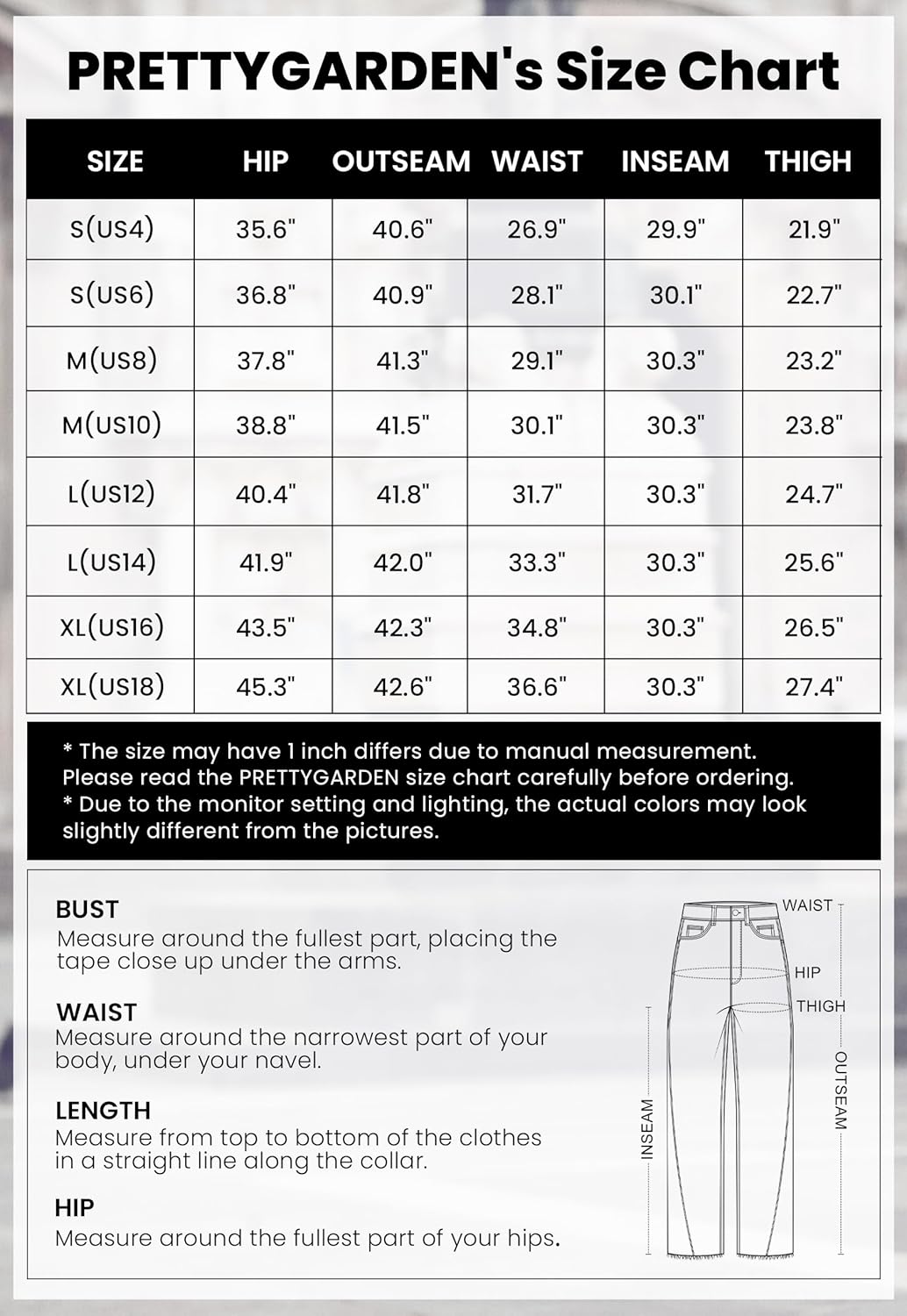PRETTYGARDEN Wide Leg Jeans for Women Trendy 2025 High Waisted Stretchy Baggy Raw Hem Denim Palazzo Pants with Pockets
