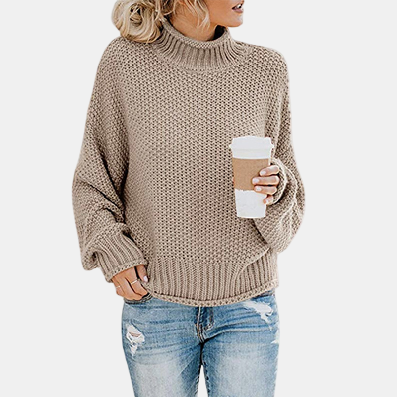 Snug Turtleneck Sweater