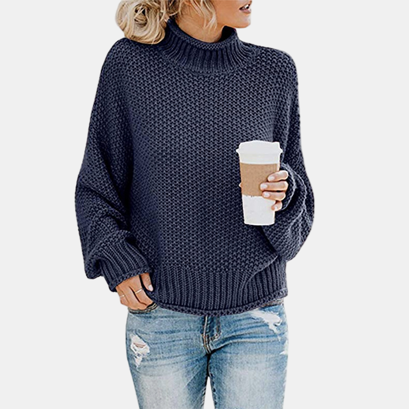 Snug Turtleneck Sweater