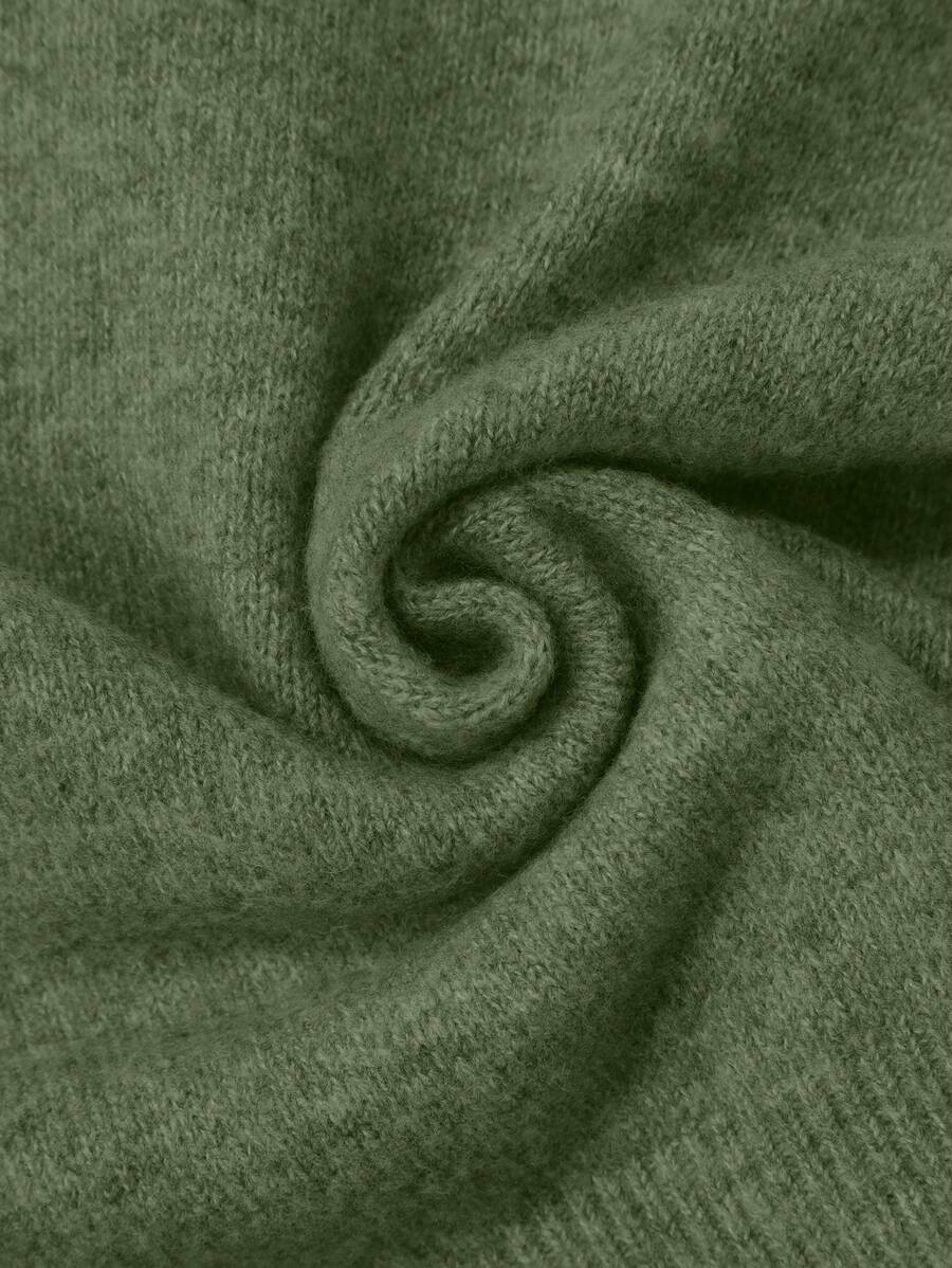 Embroidered Sweater & Pleated A-Line Skirt set