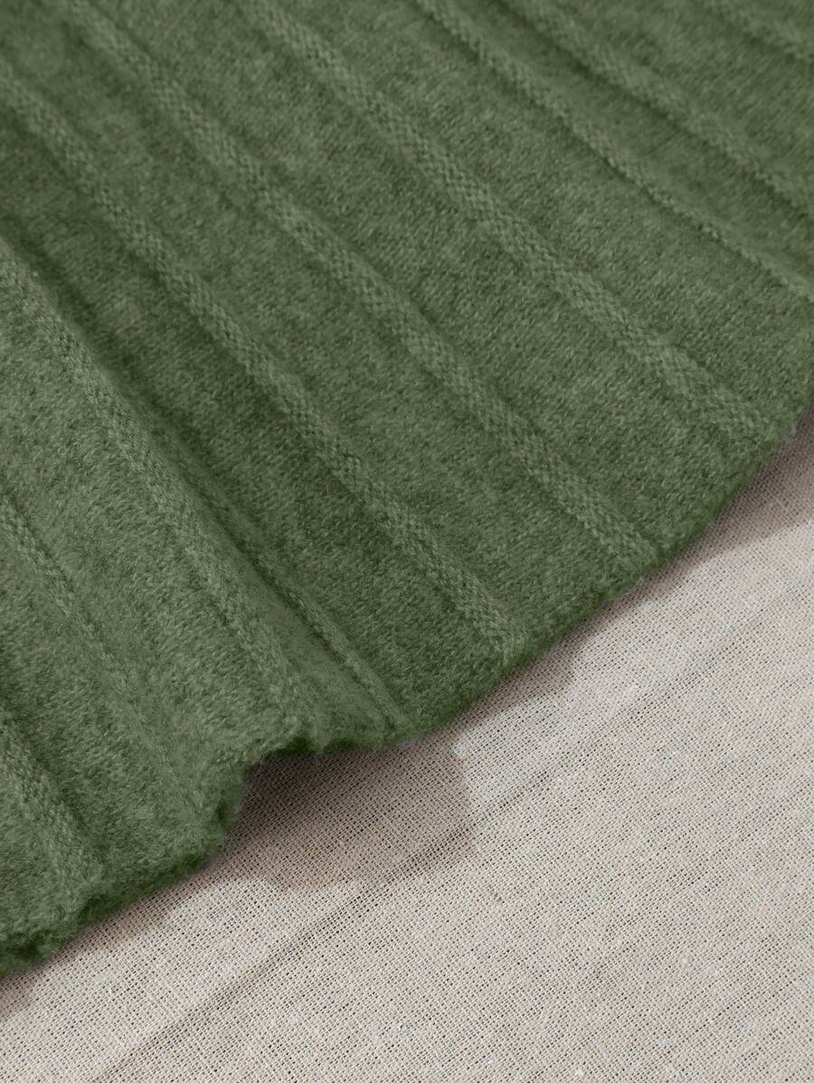 Embroidered Sweater & Pleated A-Line Skirt set