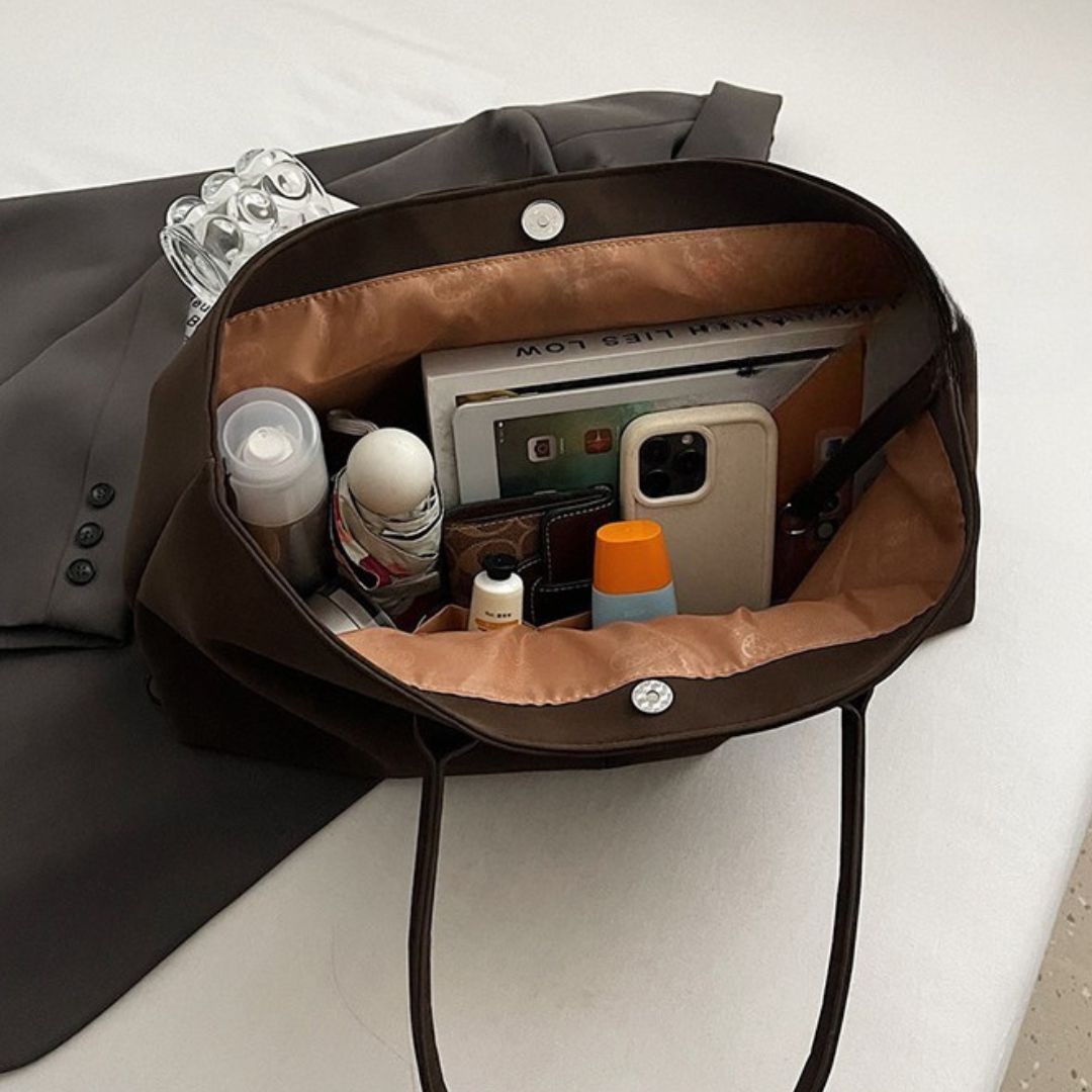 Keilly - Fashionable Faux Suede Shoulder Bag