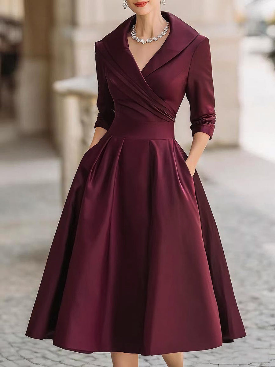 Ariellea - Satin Midi Dress