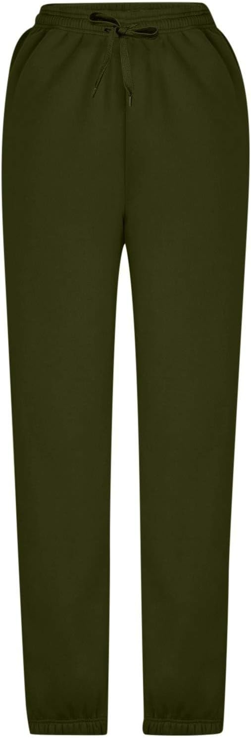 Sweatpants for Women Baggy Sweat Pants High Waisted Drawstring Joggers with Pockets Loose Fit Casual Workout Trousers