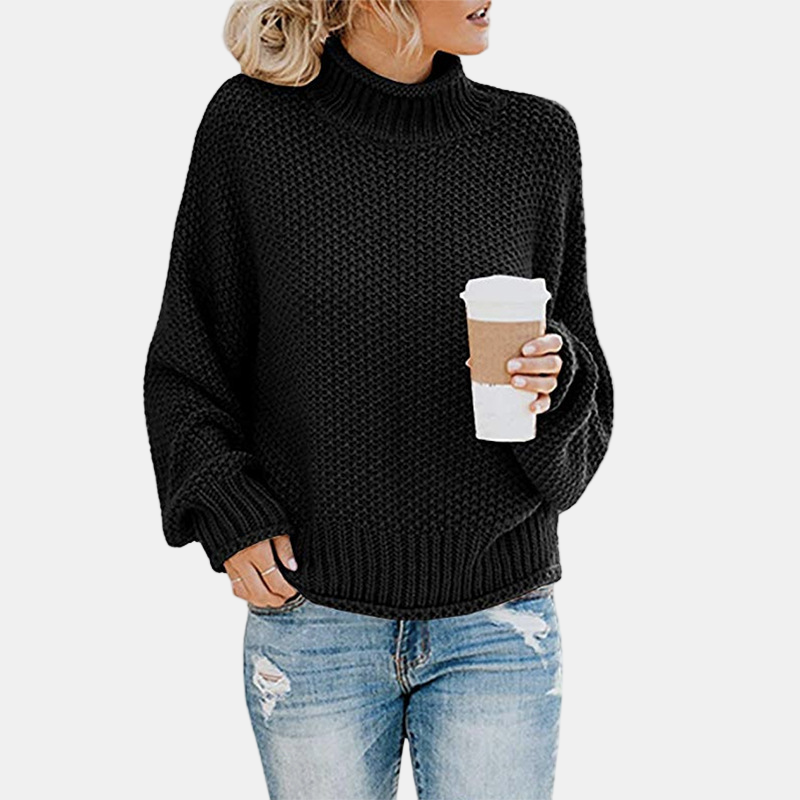 Snug Turtleneck Sweater