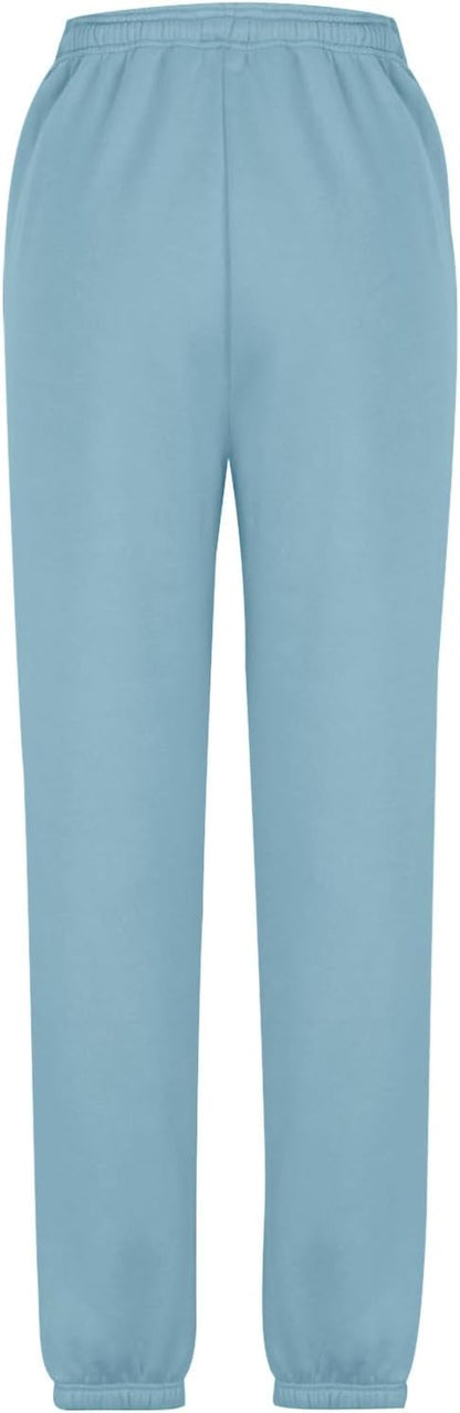 Sweatpants for Women Baggy Sweat Pants High Waisted Drawstring Joggers with Pockets Loose Fit Casual Workout Trousers