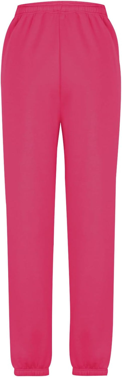 Sweatpants for Women Baggy Sweat Pants High Waisted Drawstring Joggers with Pockets Loose Fit Casual Workout Trousers