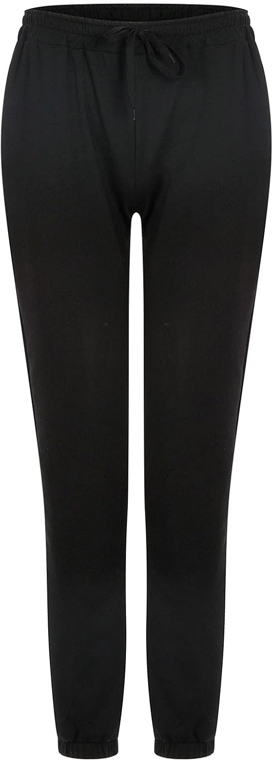 Sweatpants for Women Baggy Sweat Pants High Waisted Drawstring Joggers with Pockets Loose Fit Casual Workout Trousers