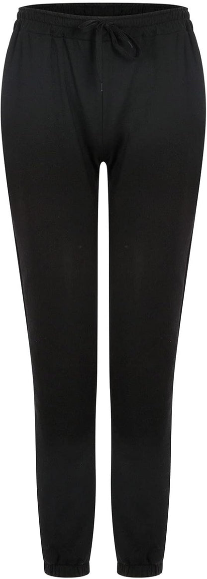 Sweatpants for Women Baggy Sweat Pants High Waisted Drawstring Joggers with Pockets Loose Fit Casual Workout Trousers