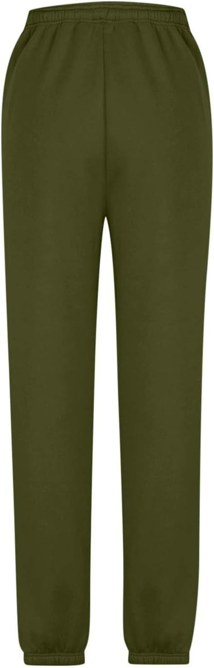 Sweatpants for Women Baggy Sweat Pants High Waisted Drawstring Joggers with Pockets Loose Fit Casual Workout Trousers
