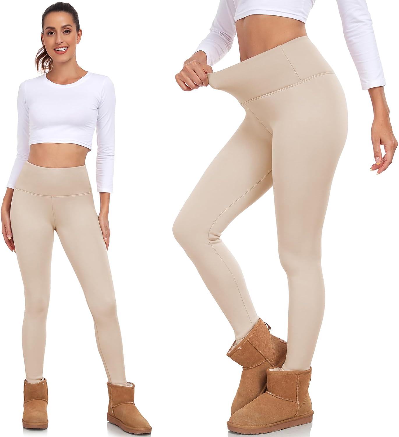 High Waisted Winter Yoga Pants