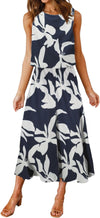 F: Navy Blue+white Floral