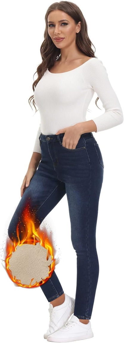 Fleece Lined Skinny Jeans