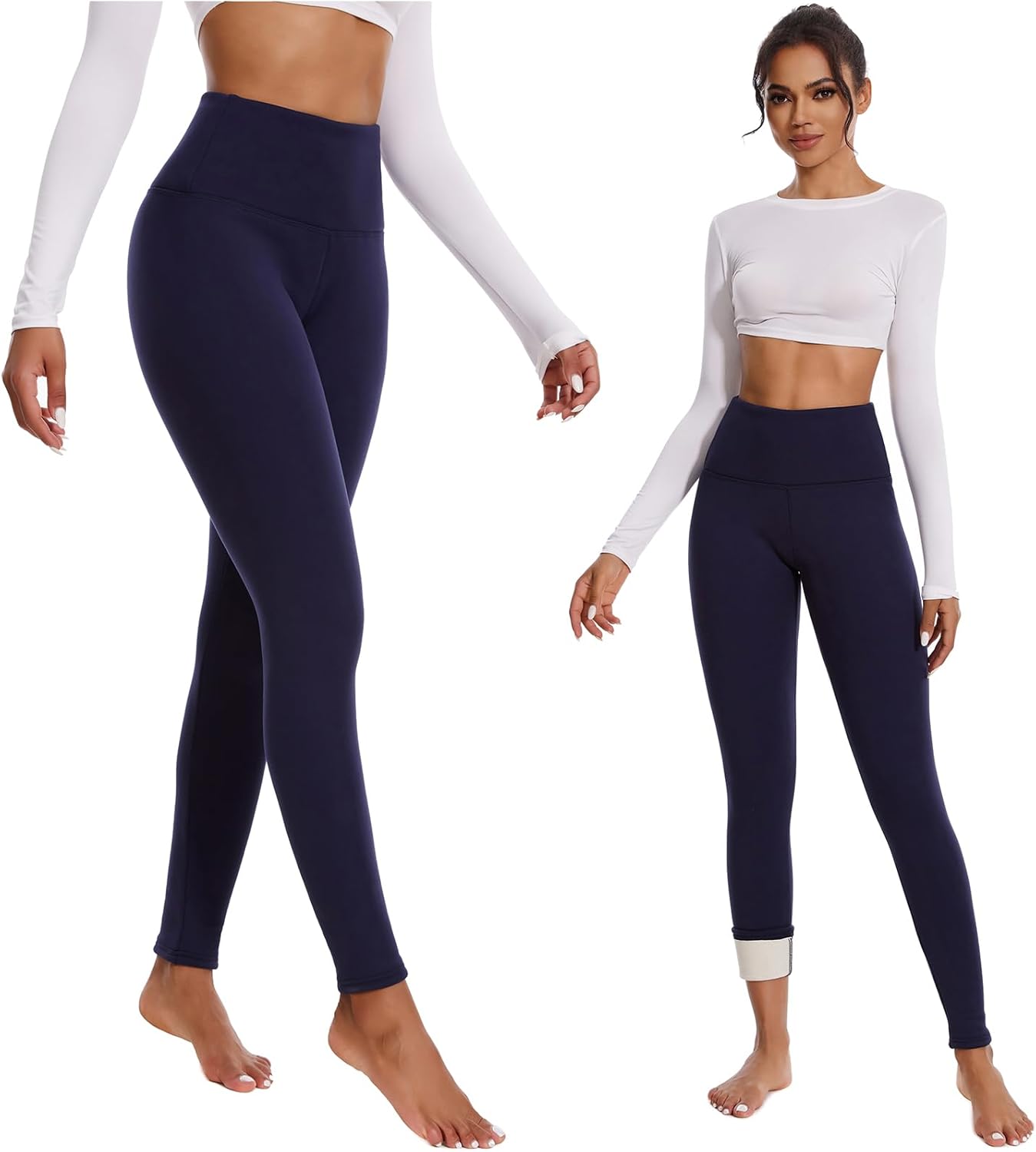 High Waisted Winter Yoga Pants
