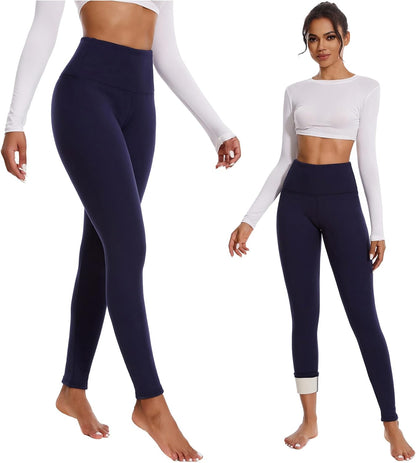 High Waisted Winter Yoga Pants