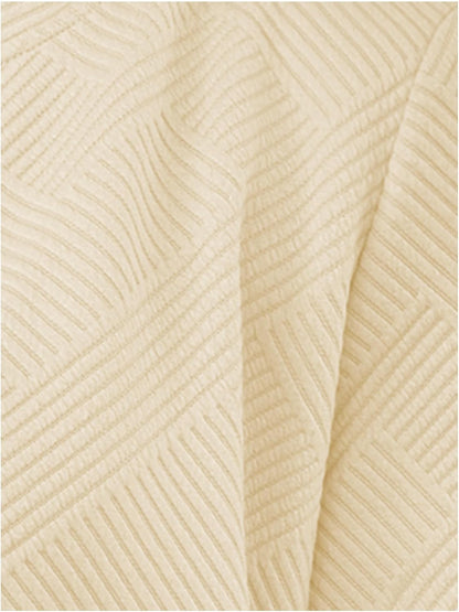 Verdusa Women's Zip Up Textured Lightweight Bomber Jacket Casual Long Sleeve Outerwear