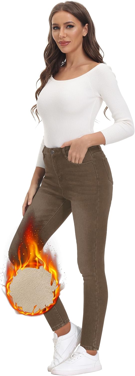 Fleece Lined Skinny Jeans