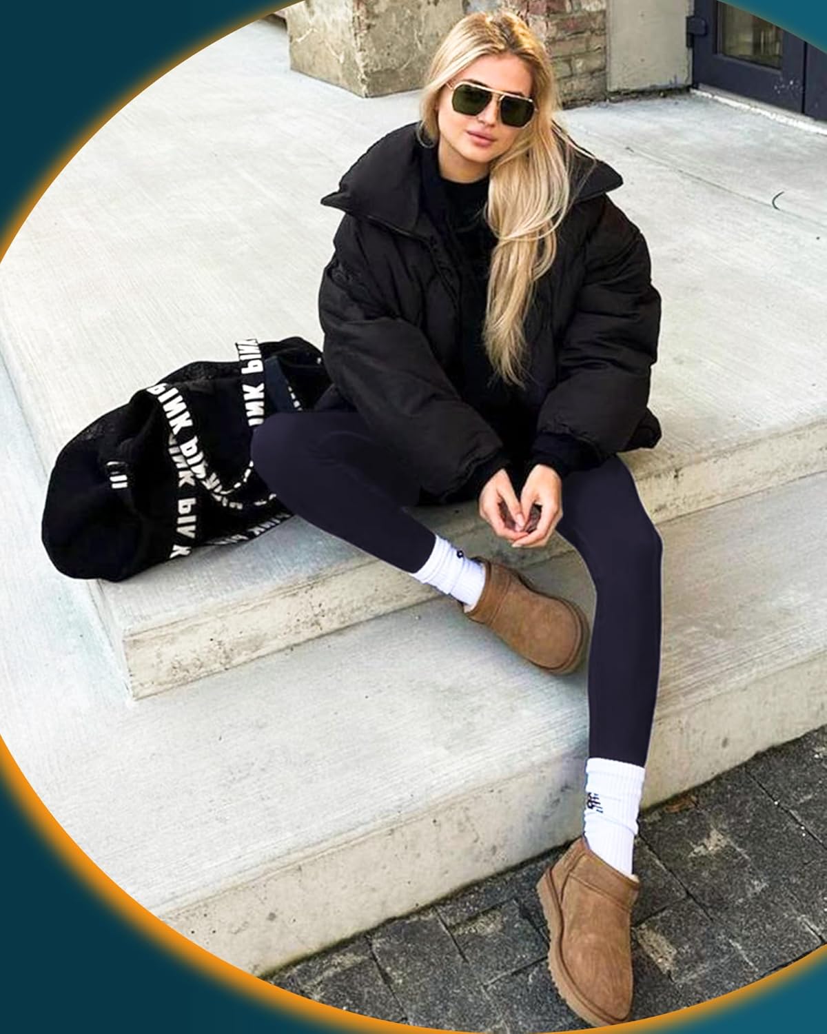 High Waisted Winter Yoga Pants