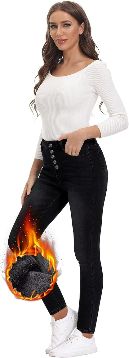 Fleece Lined Skinny Jeans