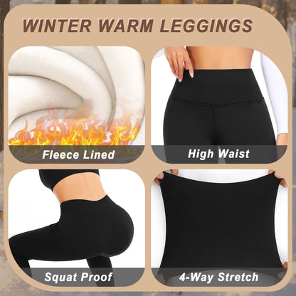 High Waisted Winter Yoga Pants