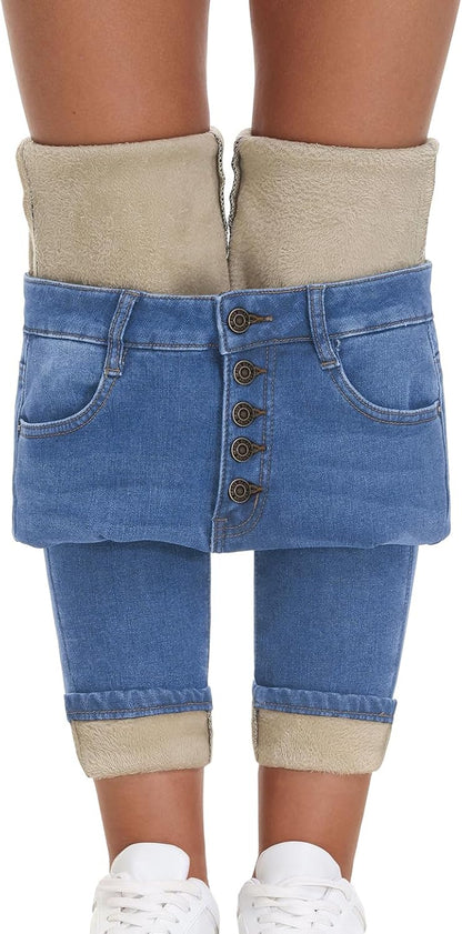 Fleece Lined Skinny Jeans