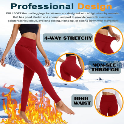 High Waisted Winter Yoga Pants