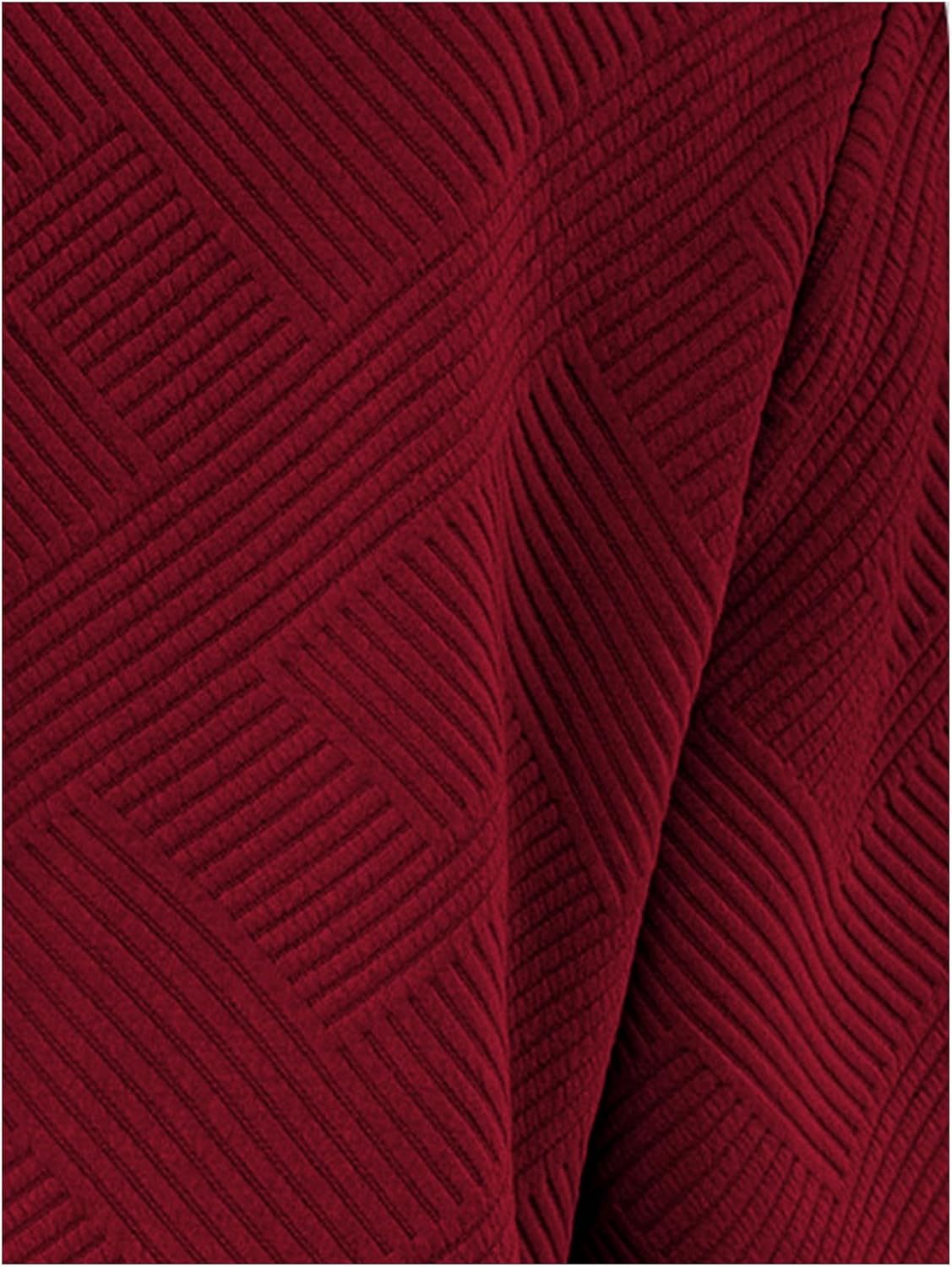 Verdusa Women's Zip Up Textured Lightweight Bomber Jacket Casual Long Sleeve Outerwear