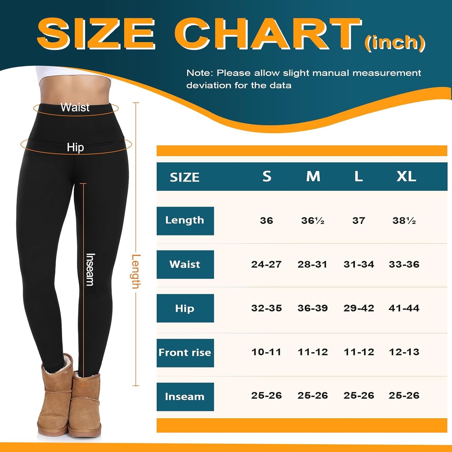 High Waisted Winter Yoga Pants