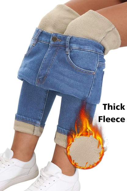 Fleece Lined Skinny Jeans