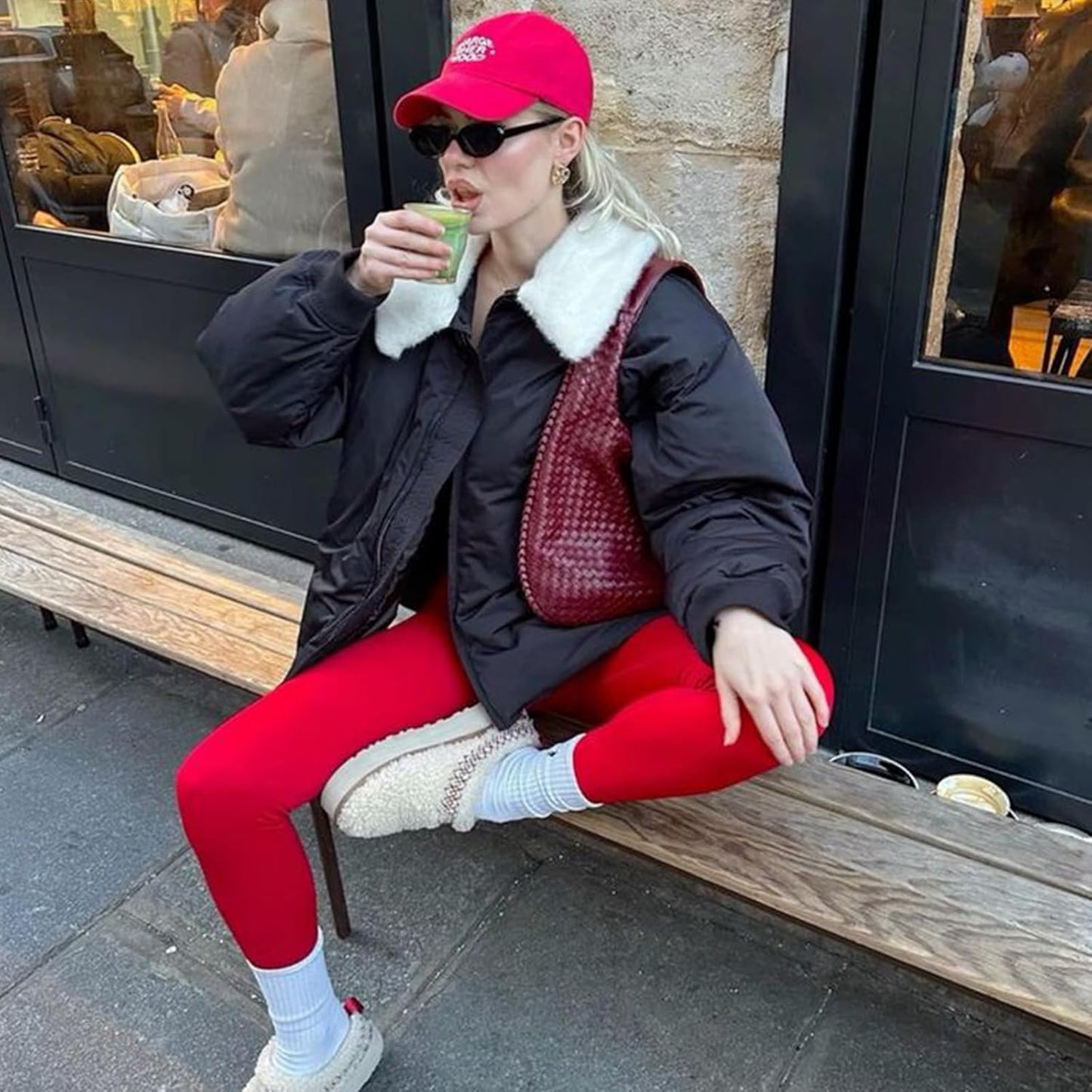 High Waisted Winter Yoga Pants