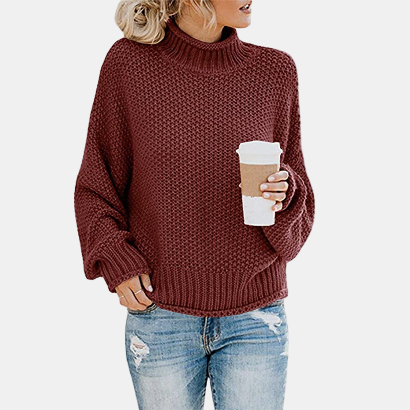 Snug Turtleneck Sweater