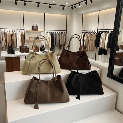 Keilly - Fashionable Faux Suede Shoulder Bag