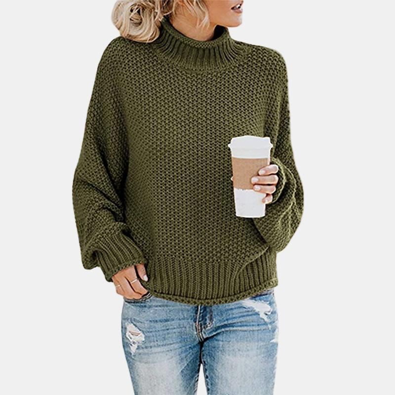 Snug Turtleneck Sweater