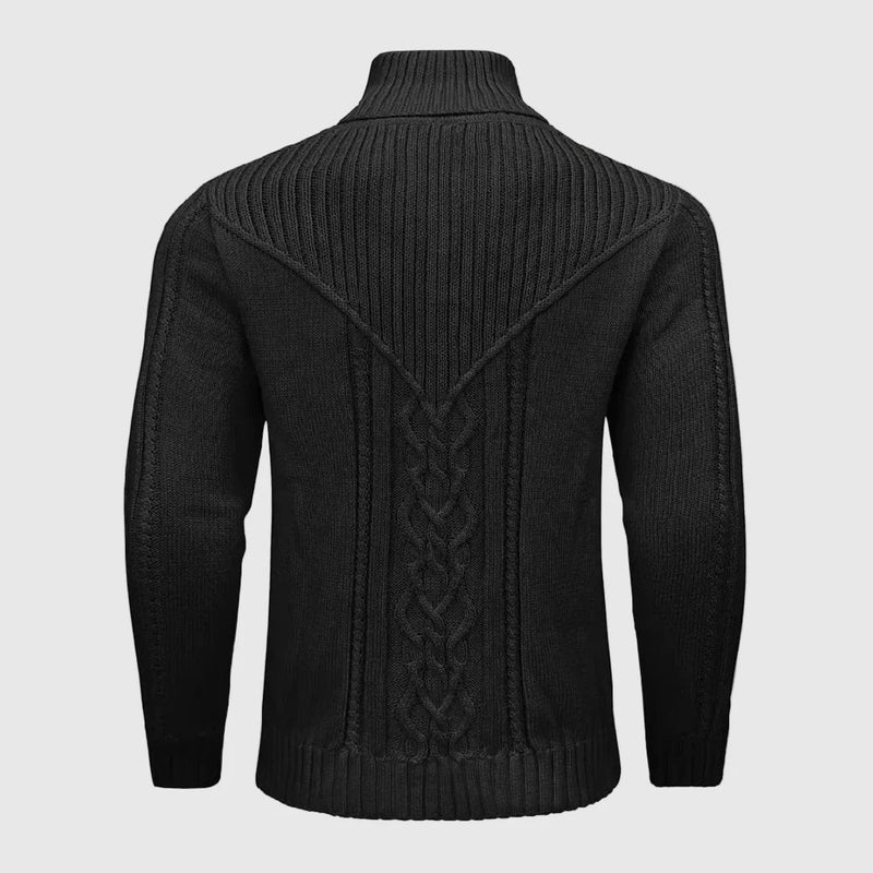 Gregorio - Knitted Sweater With Shawl Collar