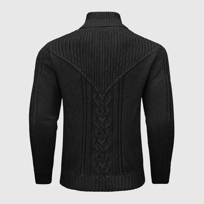 Gregorio - Knitted Sweater With Shawl Collar