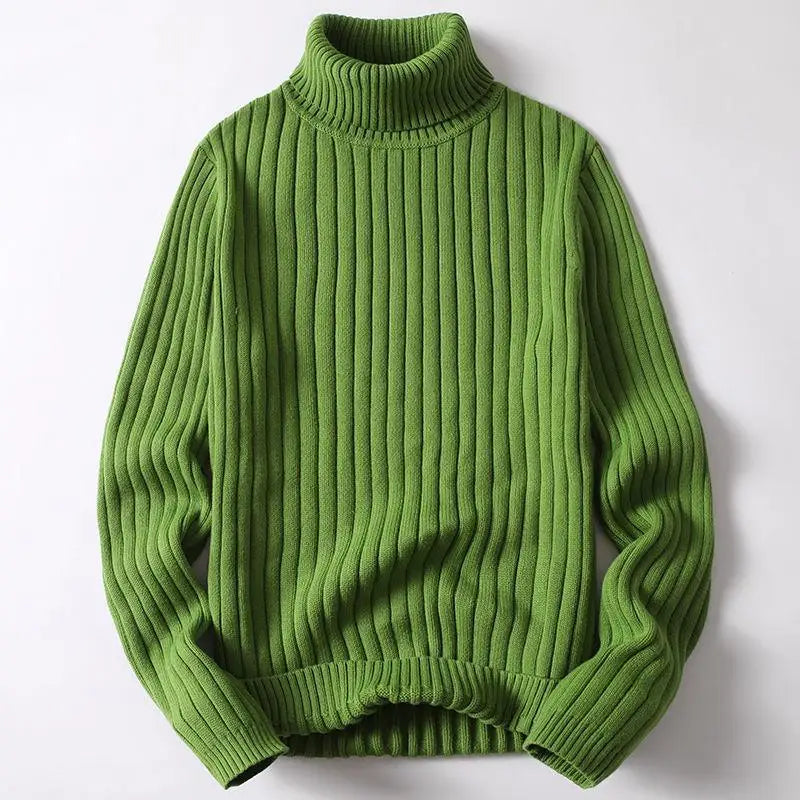Tomo Ribbed Turtleneck Sweater