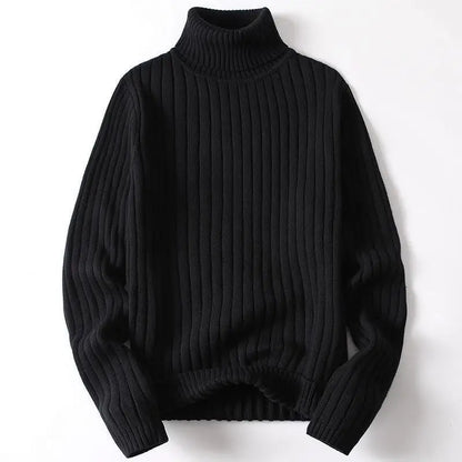 Tomo Ribbed Turtleneck Sweater