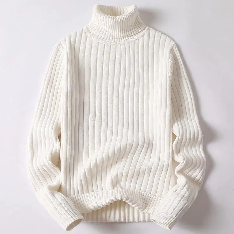 Tomo Ribbed Turtleneck Sweater