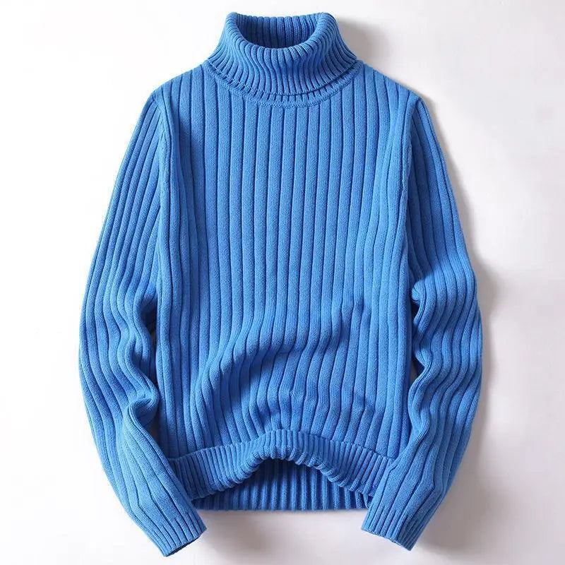 Tomo Ribbed Turtleneck Sweater