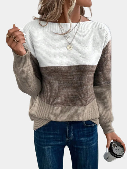 Stylish Ombre Knit Sweater