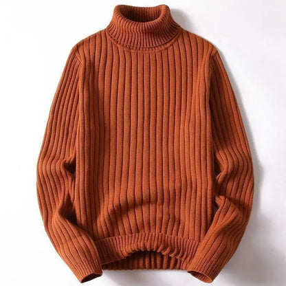 Tomo Ribbed Turtleneck Sweater