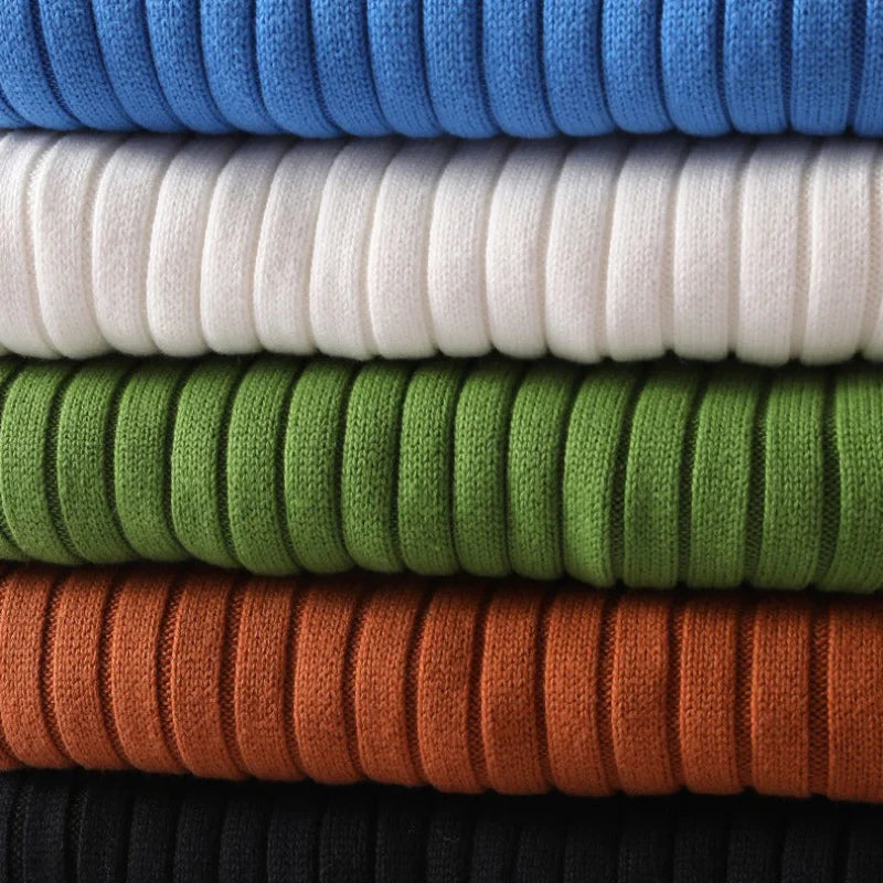 Tomo Ribbed Turtleneck Sweater